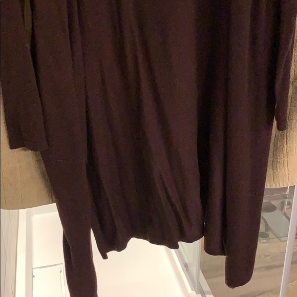 Maroon duster-length sweater - Picture 2 of 2